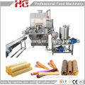 Low cost food machine wafer roll production line